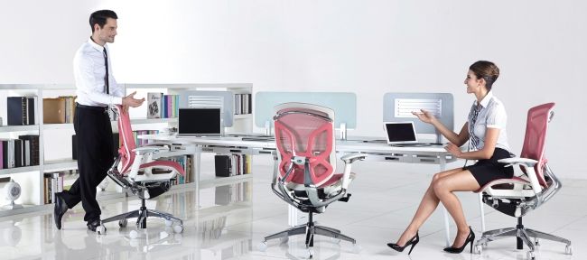 Comfortable 56 Degree Tilting Swivel Office Chairs Full Mesh Ergonomic Office Chair 3