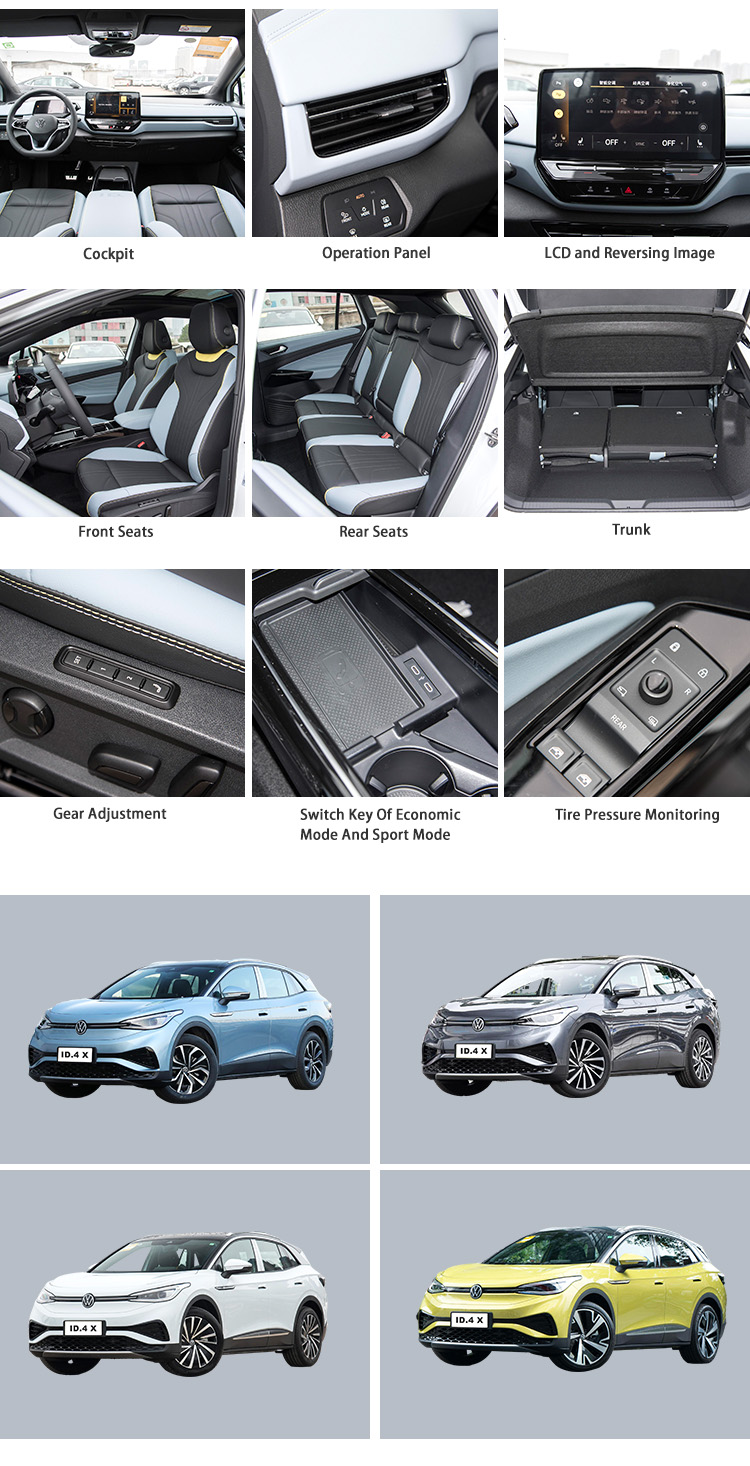 New Energy Vehicles Pure SUV ID4 VW ID.4 X EV Electric Car For Volkswagen