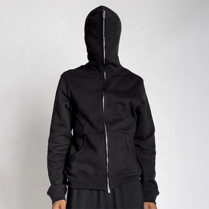 Oversized Pull Over Plain Gym Felpa Uomo Sweat-shirt Sports Cotton Polyester Sweatshirt Full Zip Up Face Streetwear Hoodie