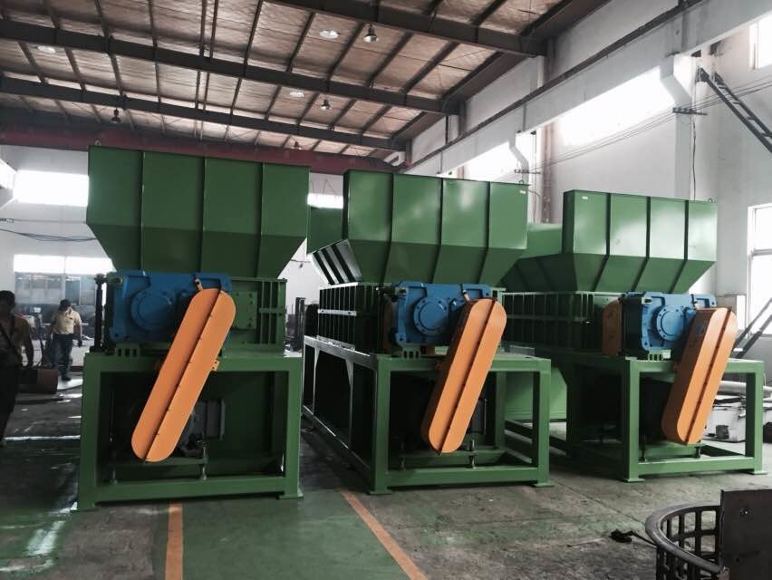 15ton/h Garbage Films Double Shaft Shredder Machine