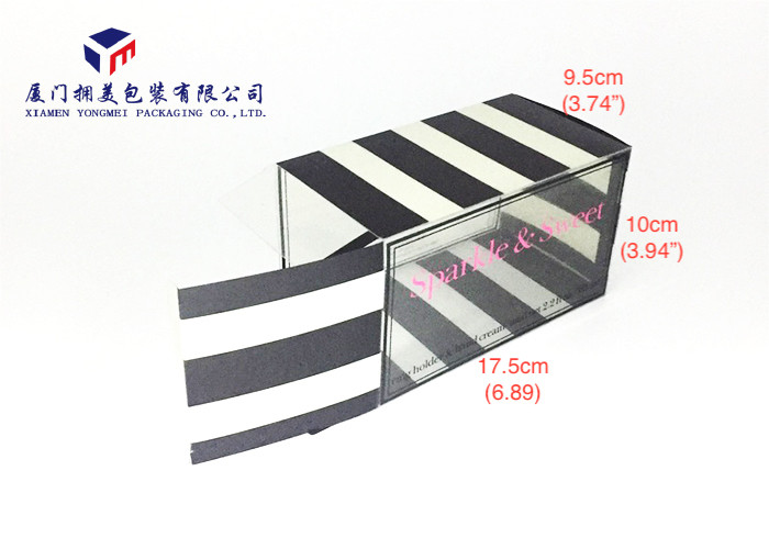 Clear Window PET Plastic Box Rigid Plastic Packaging Box High Durability 10cm Height