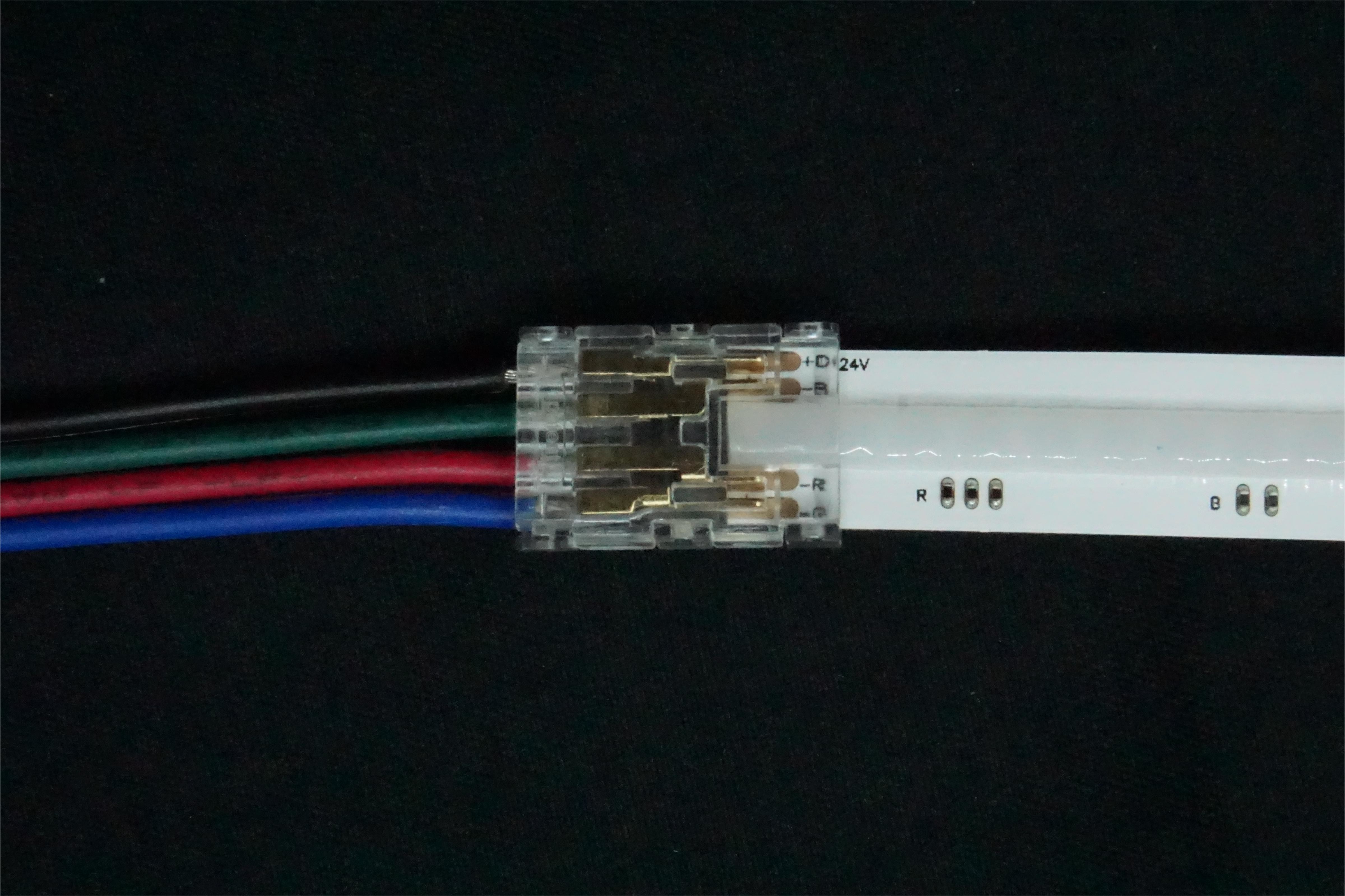 5 Pin RGBW LED Strip Connector Strip To Wire Free Solder Quick Connection