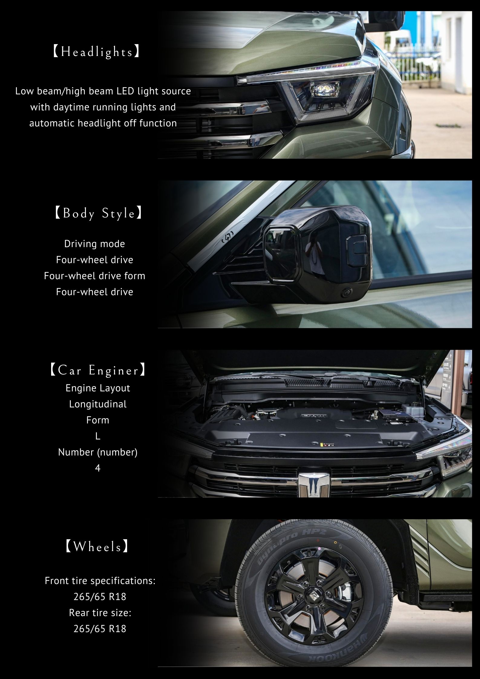 s Top Hybrid Energy SUV 400 EV Tank Electric Car with AWD Drive and Parking Brake