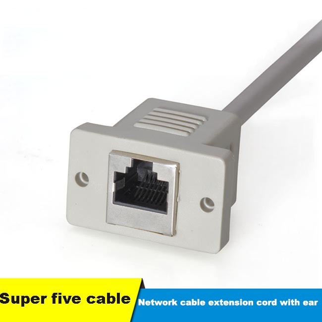 0.85m Cat5 Ethernet Cable Rj45 Male To Female Ethernet Extension Cable