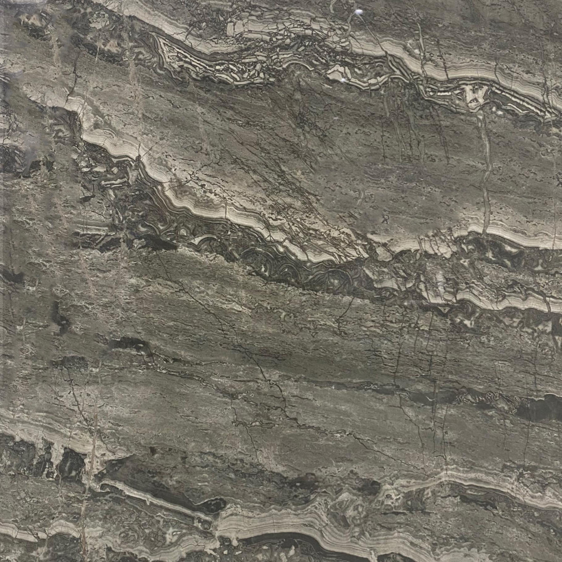 Firebrick Polished Glazed Tiles Floor 60x60cm Wall Interior Panels Gray Hotel Bathroom