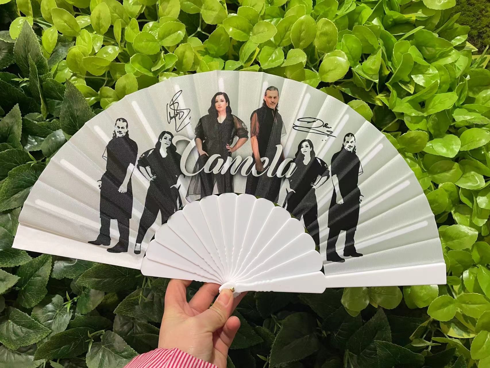 Rainbow Stripes Folding Hand Fan for Event Cruise Club Music Festival Rave Parade Gay Pride LGBT
