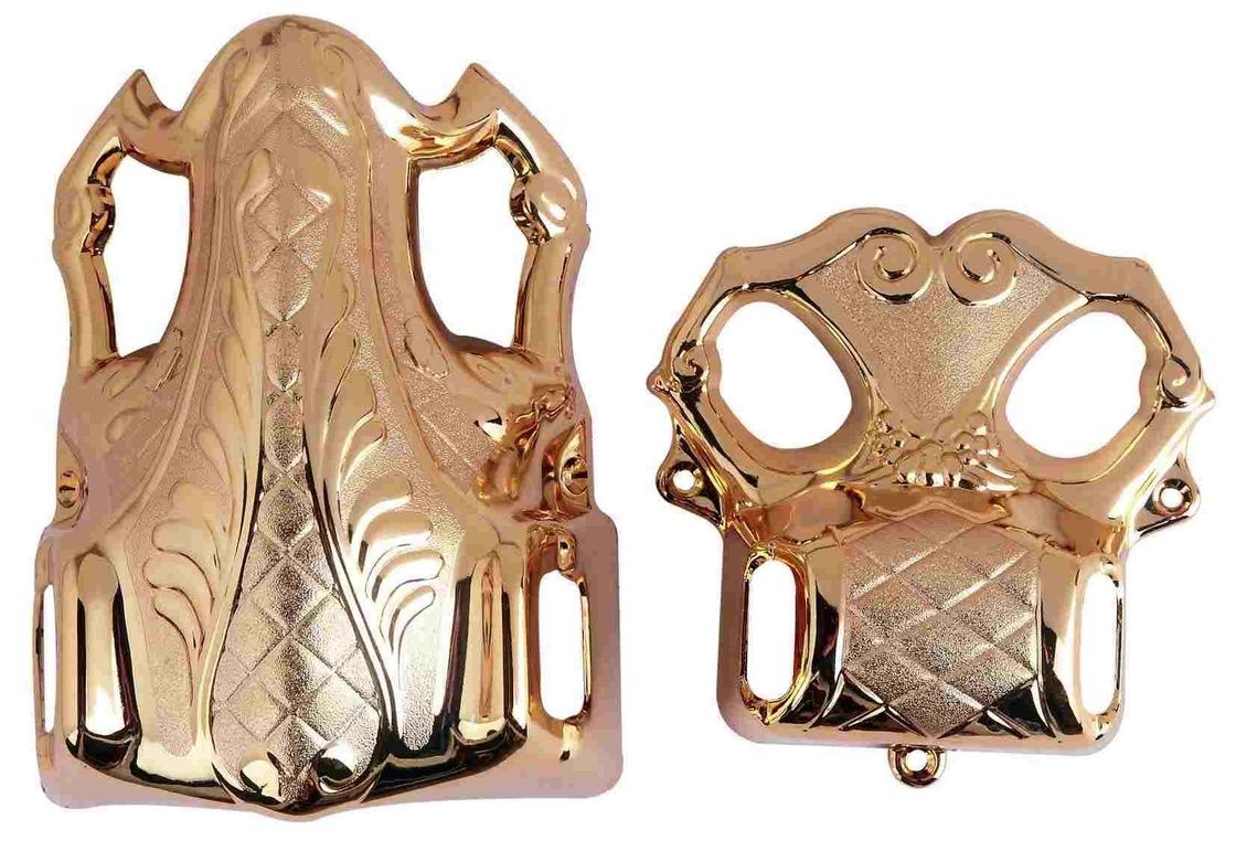 Gold Plastic Casket Accessories American Style Funeral Coffin Fittings