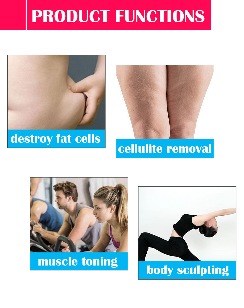 4 Handles Muscle Sculptinging Machine Slimming RF Body Contouring Device