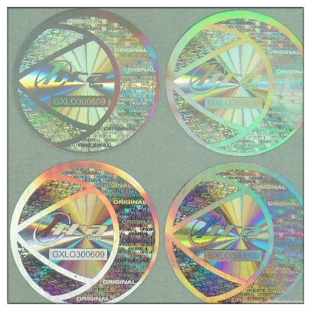 Custom print Anti-fake authentic adhesive hologram label ,secure genuine hologram sticker label