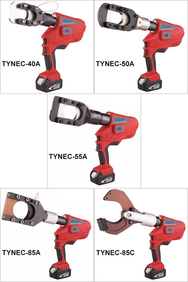 60kn Transmission Line Tool Hydraulic Battery Powered Wire Cable Cutters