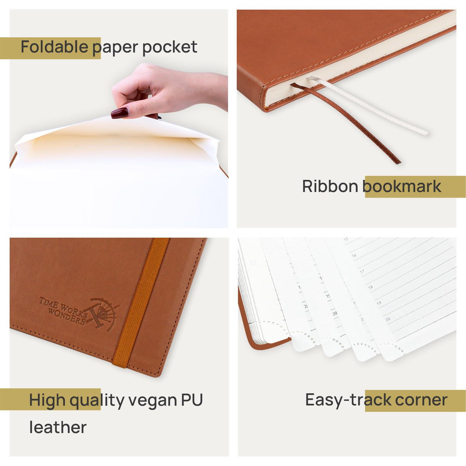 8.75'' X 6.63'' Medium Size Academic Planner With Tear Off Corners