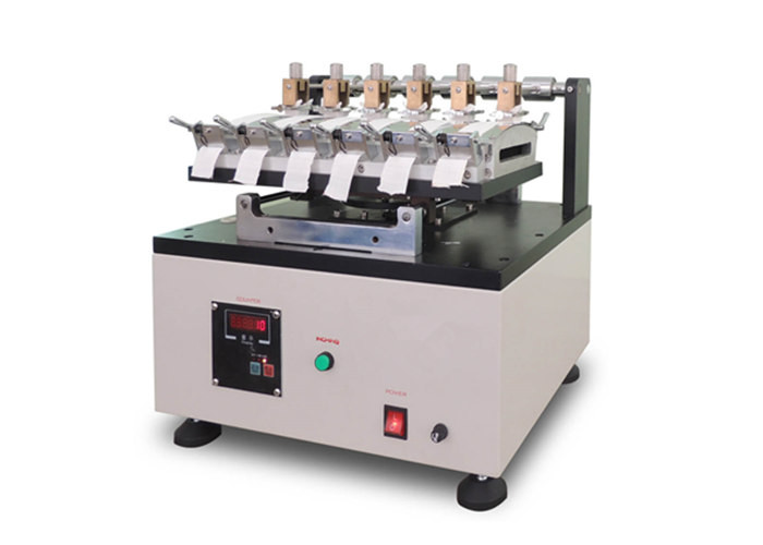 Rubbing Fastness Fabric Testing Equipment JIS Standard With 6 Work Stations