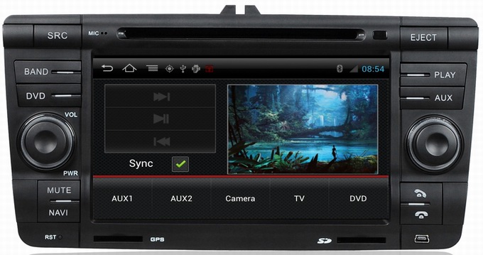 Ouchuangbo 7 inch touch screen android 4.0 car audio dvd player Skoda Octavia gps s150 system OCB-005C