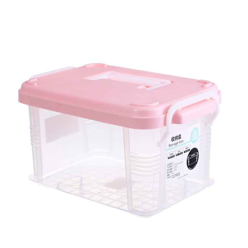 Stacking Clear Plastic Stacking Storage Boxes Bins With Lid
