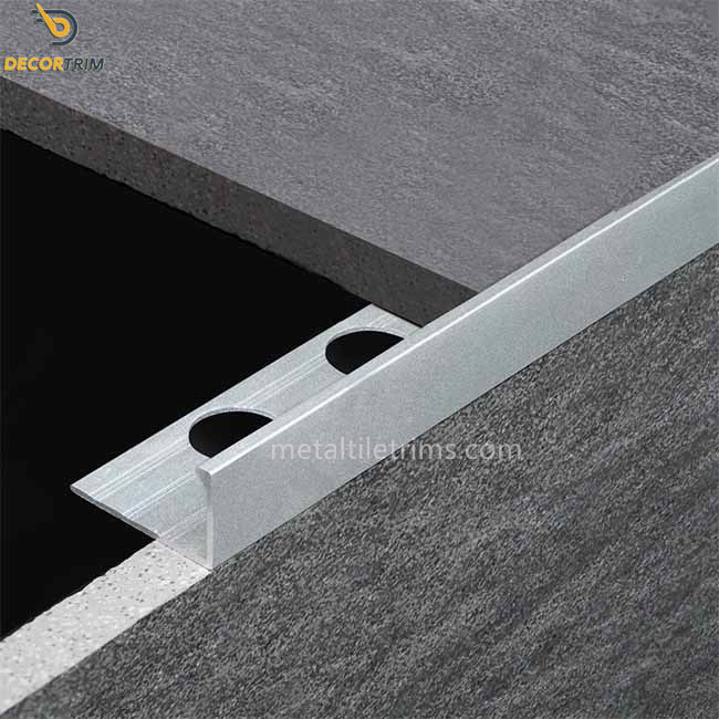 12mm Aluminium Straight Edge Tile Trim With Anodizing Polishing Surface Finish