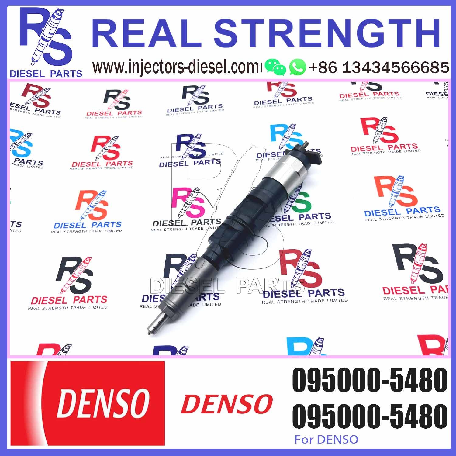 Diesel Fuel Common Rail Injector 095000-5480 For JOHN DEERE Tractor 6045 RE520240 RE520333