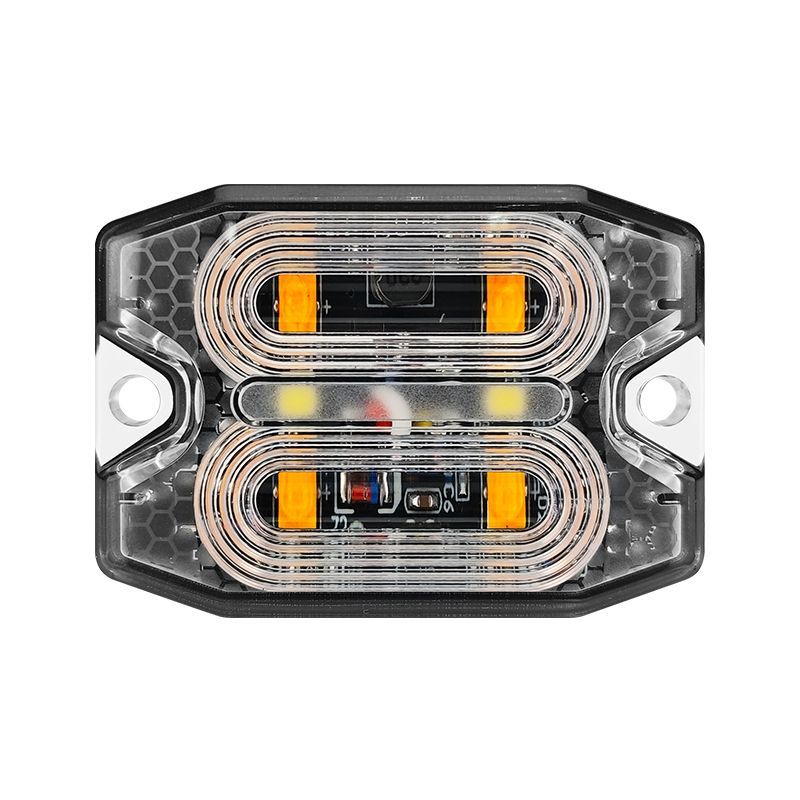 Strobe Light Vehicle Side Marker Surface Mount with Daytime Running Light