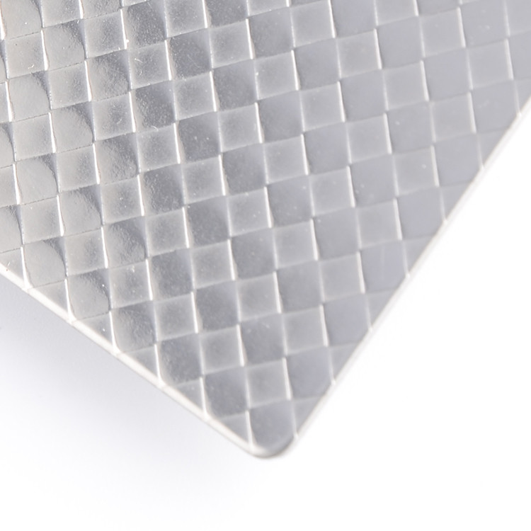 Square Pattern 304 316 Embossed Stainless Steel Sheet 2mm Stainless Steel Plate AISI
