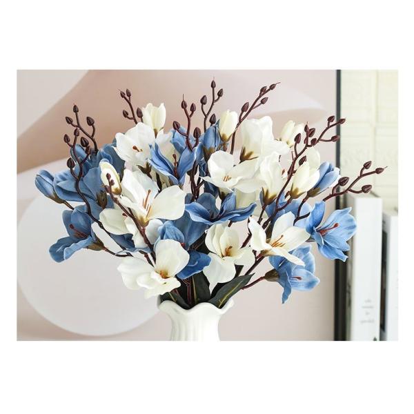 Silk Artificial Flower Business Magnolia Flowers Bulk Customized