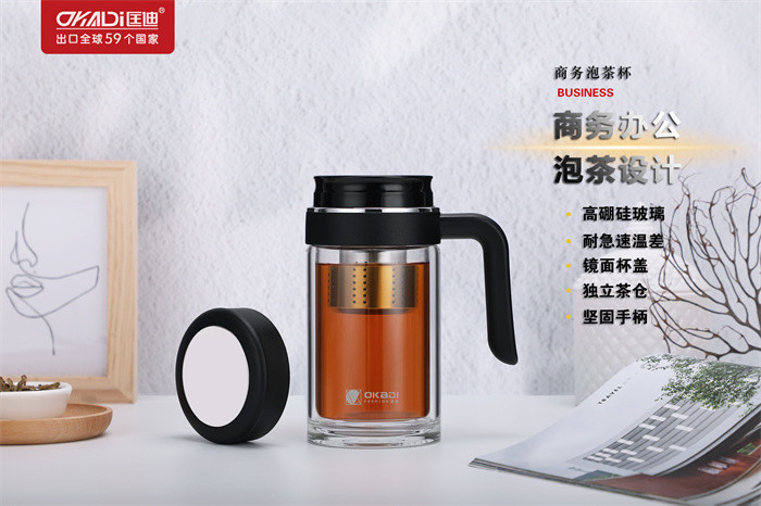 Unisex Borosilicate Glass Bottle For Camp Outdoor Activity