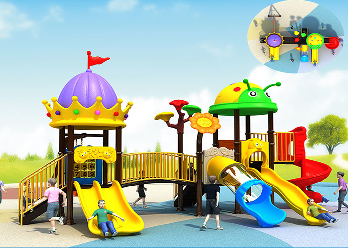TUV Outdoor Adventure Playground Equipment , Childrens Outdoor Play Equipment
