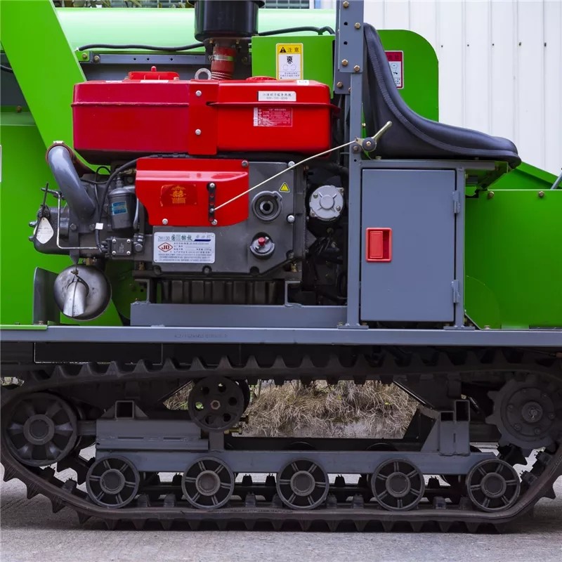 Crawler Type Combine Harvester Tractor