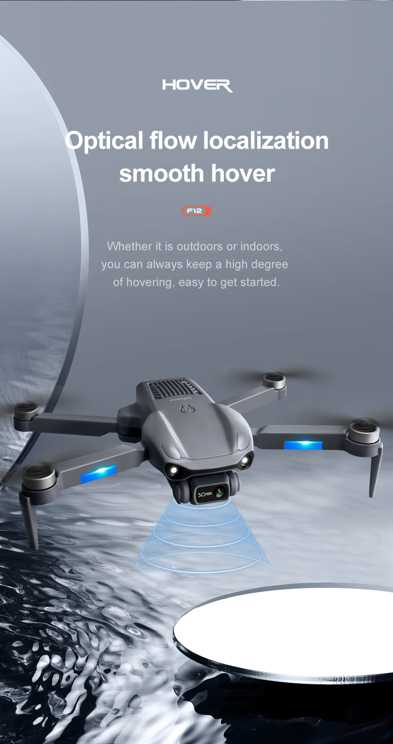 Wide Angle ESC Camera WiFi Battery Powered Drones 4K GPS Drone