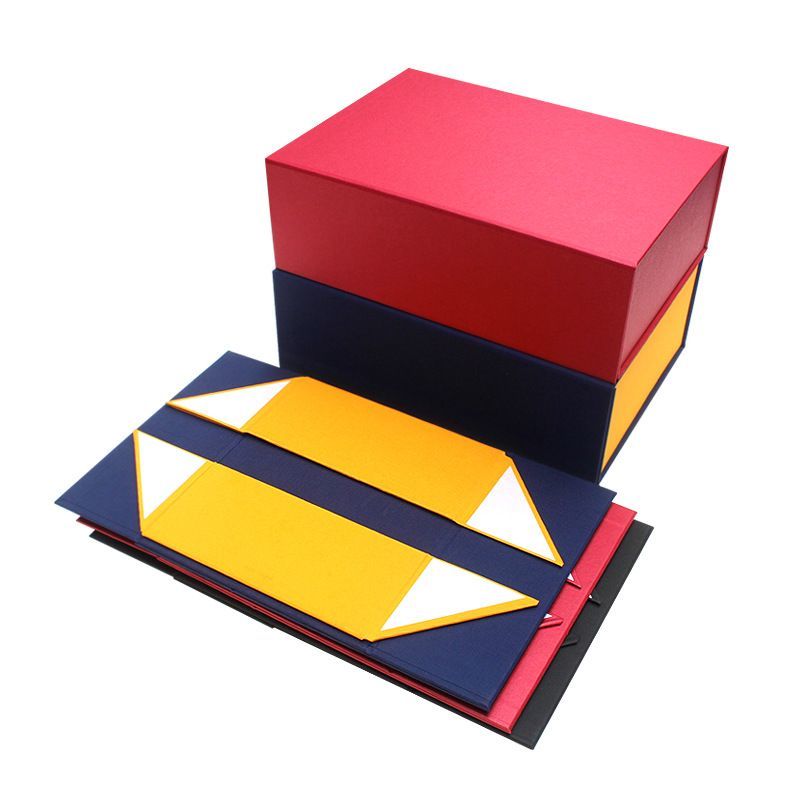 Folding Paper Packaging Picking Carton Box with Custom Logo Printed Cardboard Paper Gift Magnetic Foldable Box