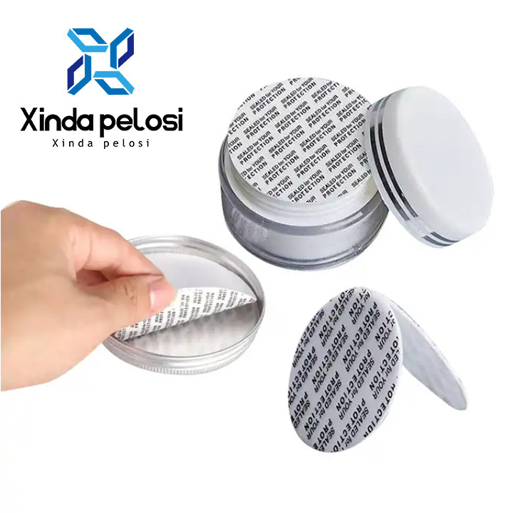 Tamper Evident Seal Cap Liners Pressure Sensitive Liner Gasket Self Adhesive PS Foam
