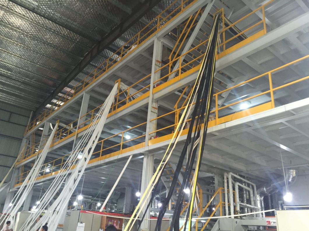 Hot Selling 1600mm PLA/Pet Nonwoven Fabric Production Line Fabric Making Machine for Bag Packing