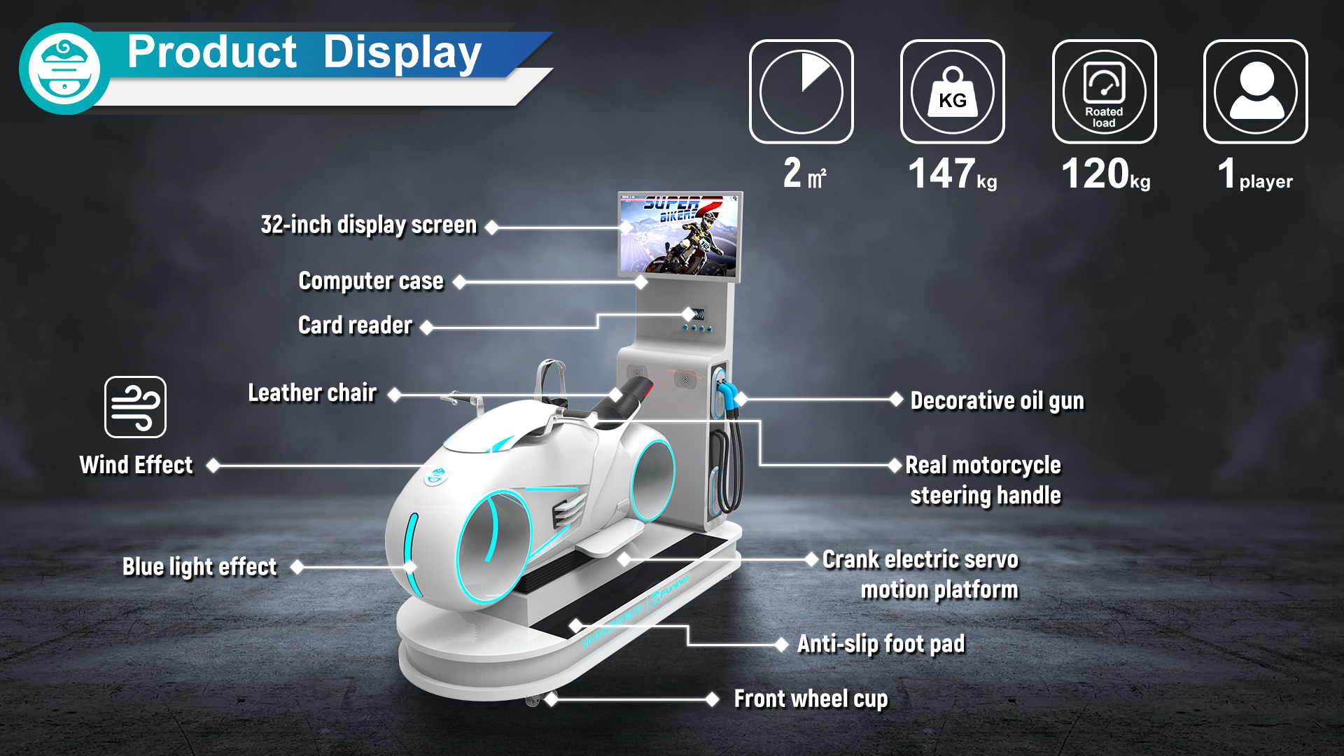 single seat 9dvr race games machine 9D Virtual Reality Simulator VR Moto Game Machine
