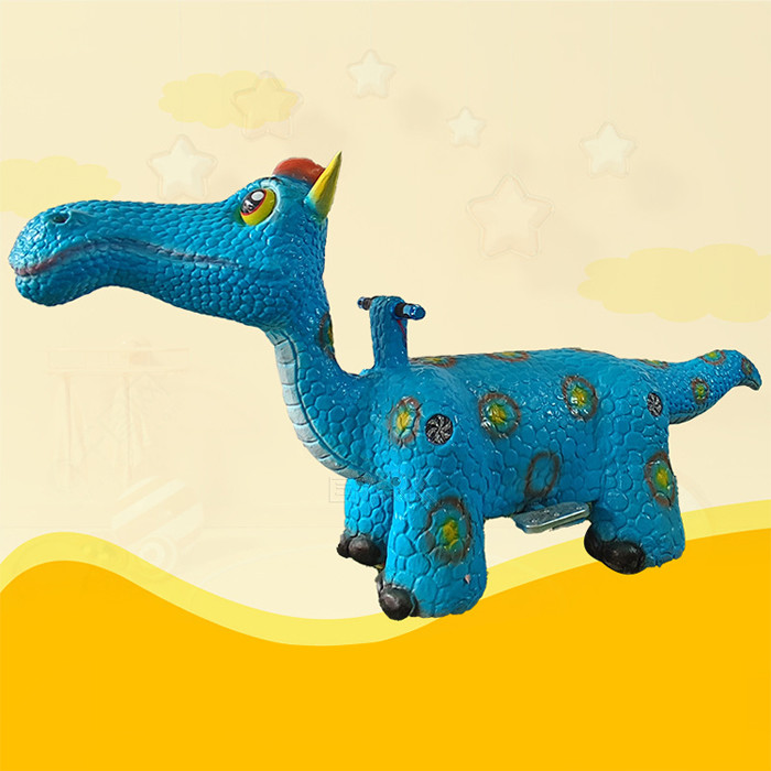 Mall Cartoon Animal Coin Operated Kids Ride Small cute dino ride