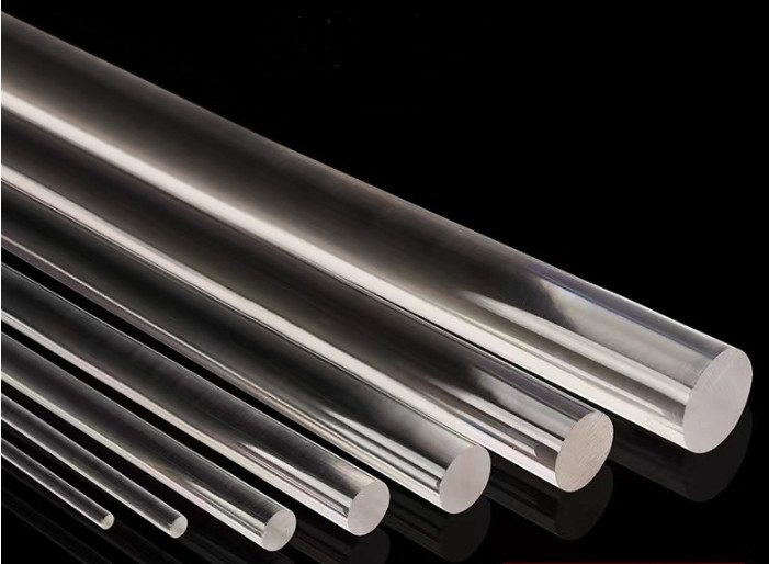 Extruded Square Round Clear Acrylic Tube PMMA Clear Plexiglass Tube