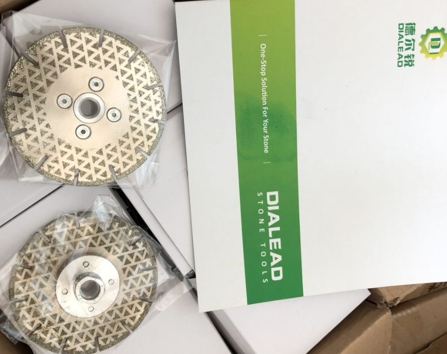 M14 Double Sided Electroplated Diamond Disc For Marble Granite Grinding And Cutting