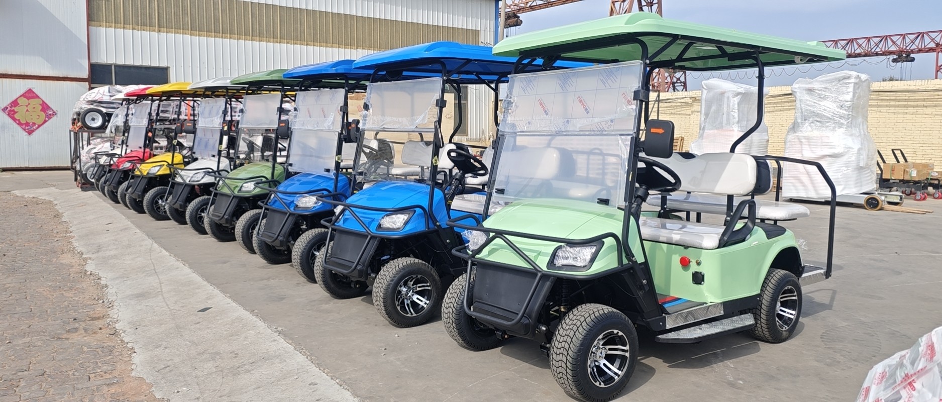 Lithium Battery Golf Cart 4 Seats High Capacity Premium Custom Source