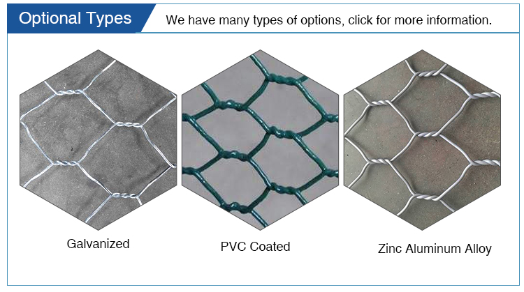 Heavy Galvanized Gabion Fence System Hexagonal 2x1x1m