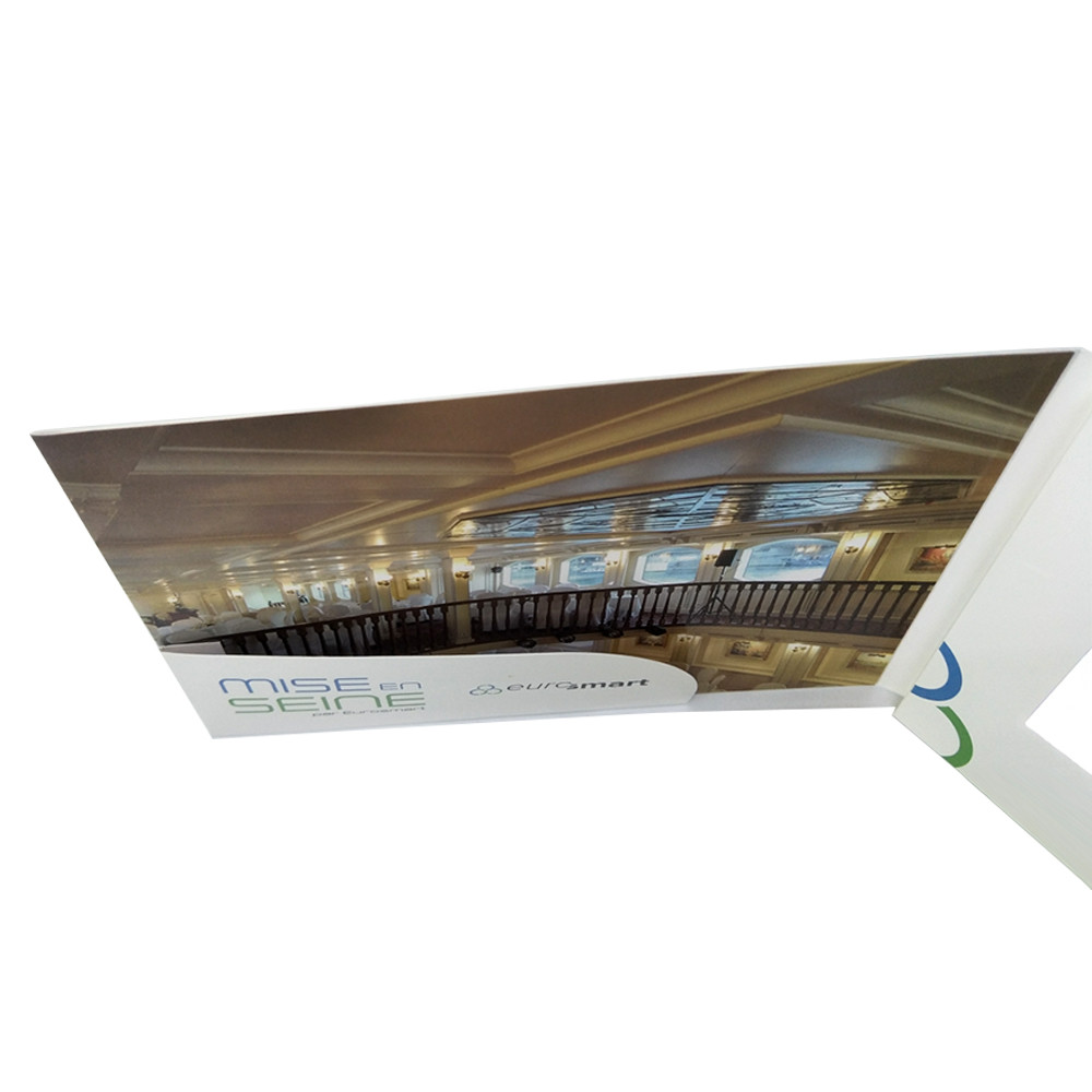 10 inch custom print video brochure display,LCD video brochure display with power adaptor