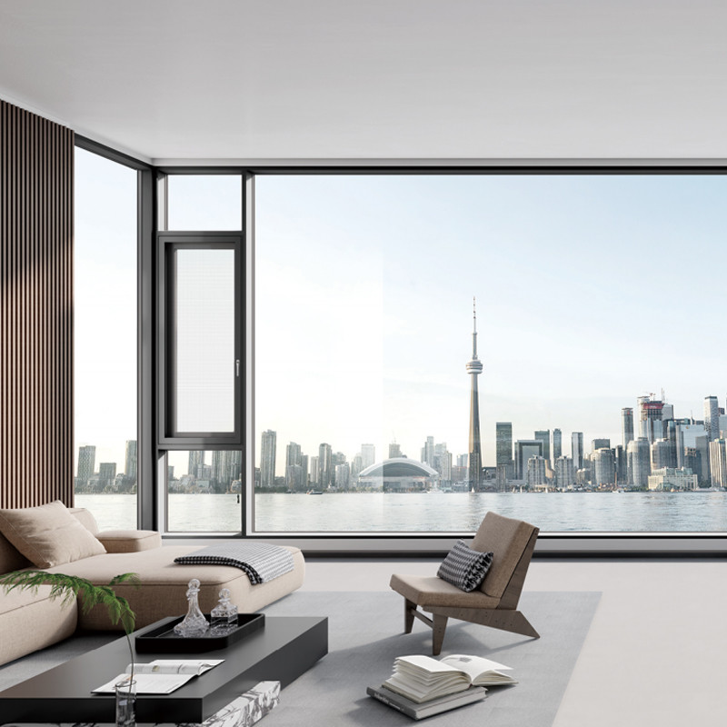 Customized Aluminum Tilt And Turn Windows , Triple Pane Aluminum Windows
