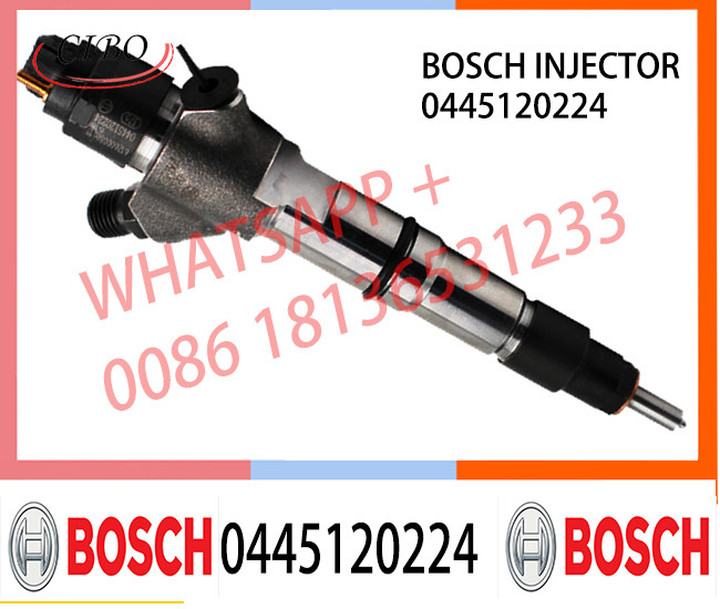 Genuine Fuel Injector 0445120224 0445120225 for YUCHAI CRSN2-BL YC4G