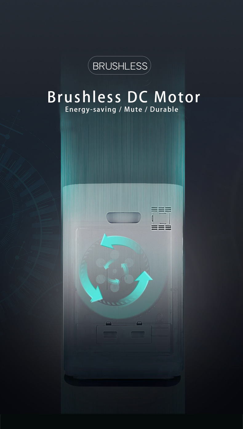 HOMEFISH 480M3/H Household Air Purifier UV Sterilization Coverage Area 50-100m2