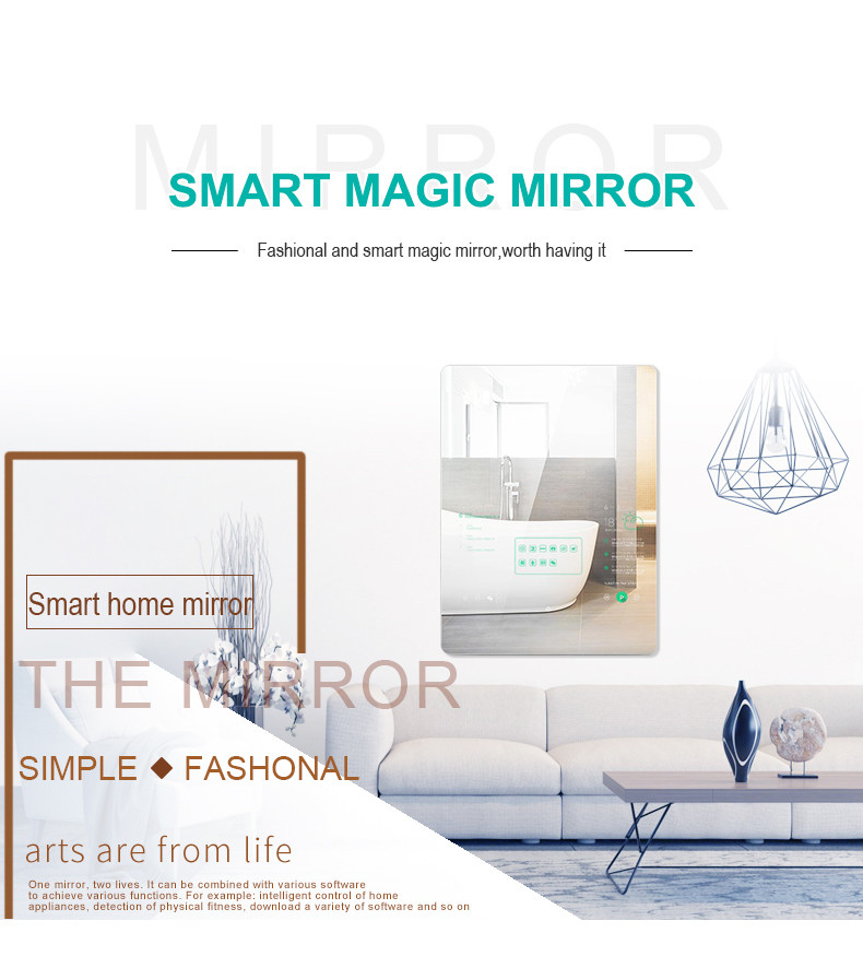 High Quality Selfie Magic Mirror Photo Frame Touch Screen Smart Mirror