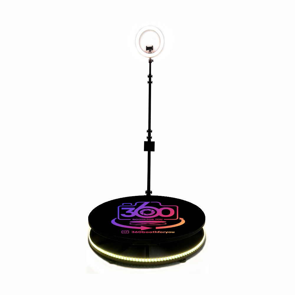 Slow Motion 360 Spinning Photo Booth Automatic Video Booth With Ring Light