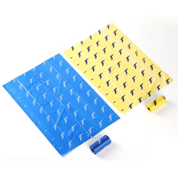 Biodegradable Leak Proof Customizable Dog Poop Bags For Pet Waste Cleanup