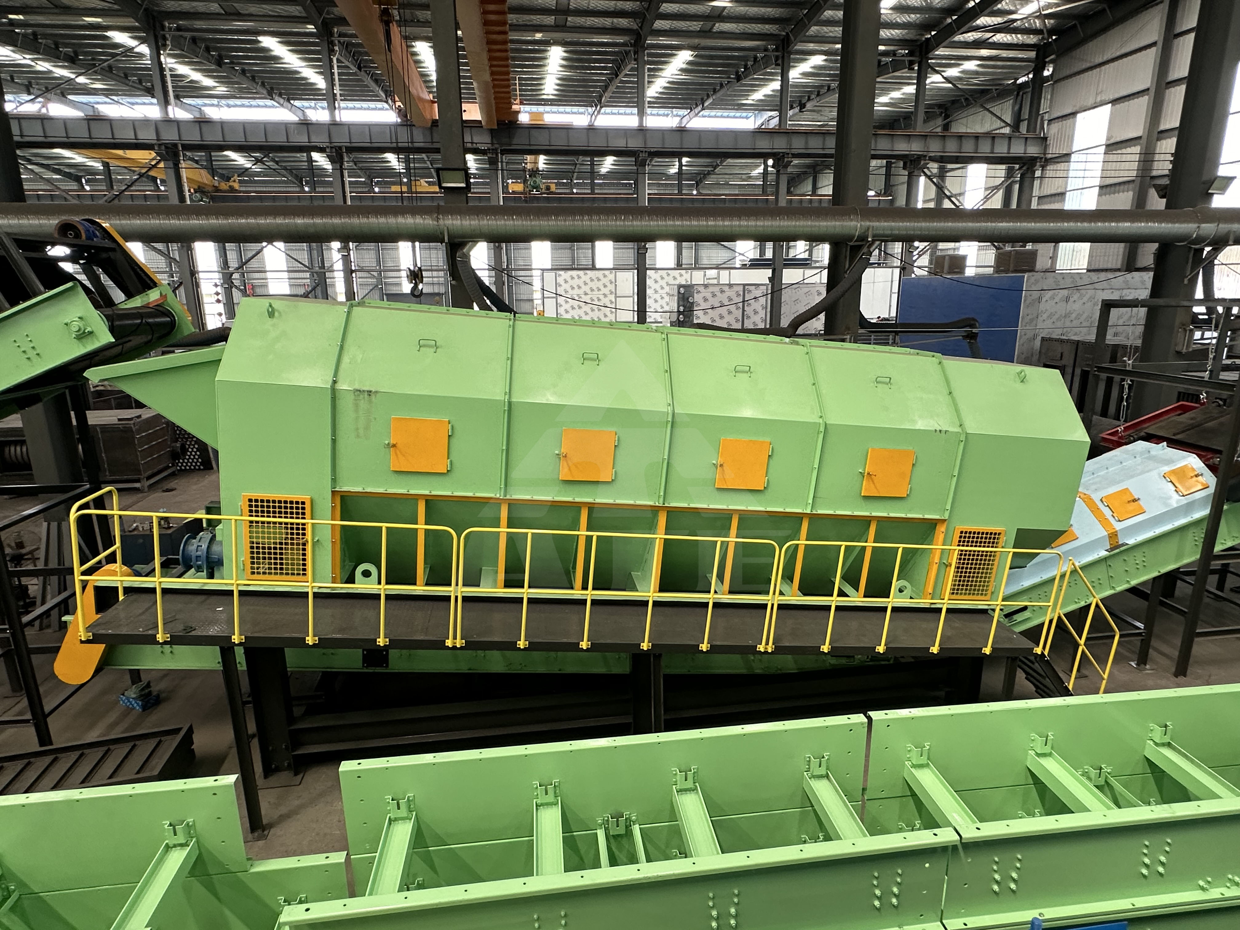 Solid Waste Trommel Drum Screen Screening Msw Sorting Line Waste Recycling Sorting Machine