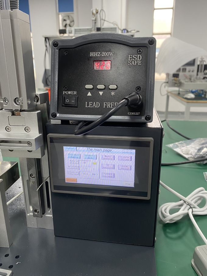 High Precision Automatic Soldering Robot 200W Semi-Auto Soldering Station Step Solder Wire Feeder 3