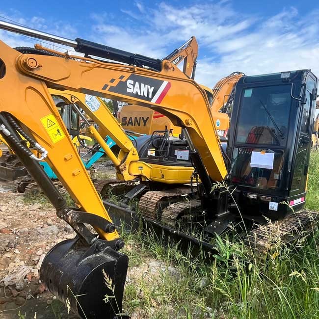Small Used Excavator SANY SY35U 0.12m³ Bucket Capacity Crawl Excavator
