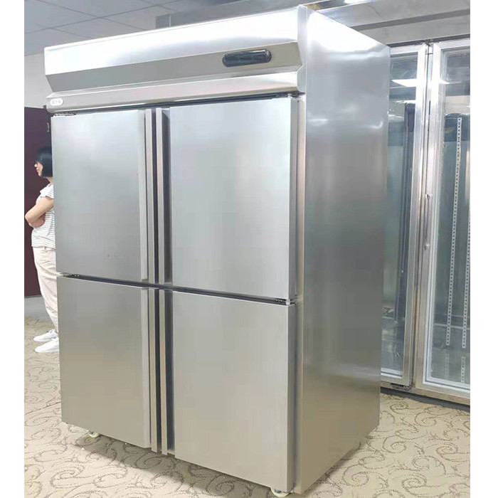 2000mm 550W Commercial Stainless Steel Refrigerator Freezer