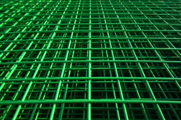 Hot Dip Green Metal Mesh Fence 1/2"X1/2" 16 Bwg