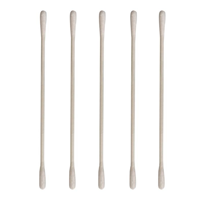 3 Inch Slim Paper Handle Cleanroom Consumables Lint Free Cotton Swabs