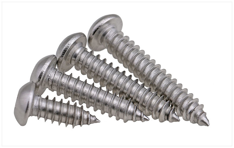 Round Head Socket Drive Pointed Screws Pan Head Hex Drive Self Tapping Screws
